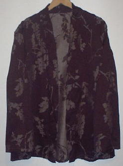 Grey Wisteria Jacket - Black Out